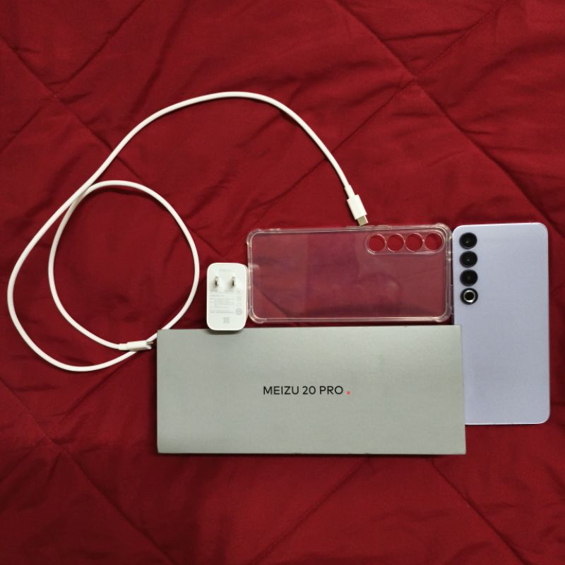 meizu 20 pro เครื่องจีน 8gen2 ram12 rom256 สีม่วง มีแก้ไขรูปAI มือสอง ขอบเครื่องมีรอย