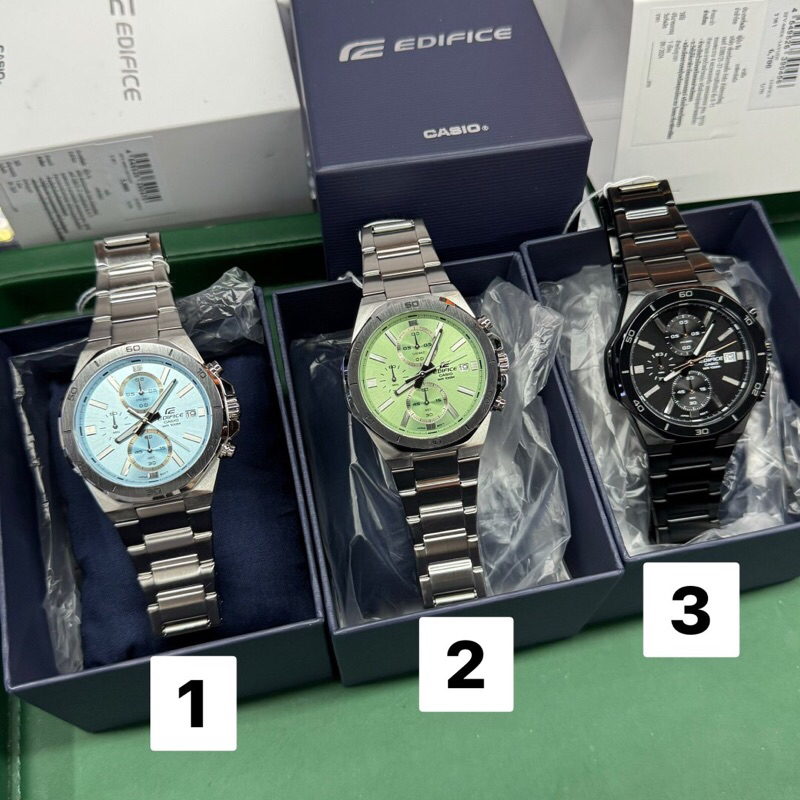 🎁CASIO EDIFICE EFV-640D/DC ของแท้ 100% พร้อมส่ง ประกัน 1 ปี