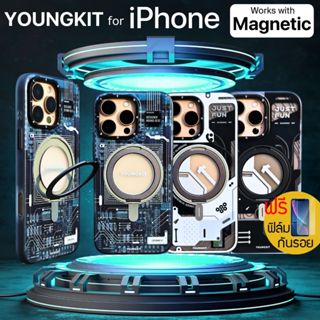 (แถมฟิล์ม) เคส ของแท้ Youngkit สำหรับ iPhone 16 / 15 / 14 / …