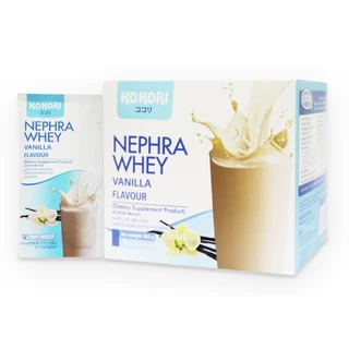 KOKORI Nephra Whey Vanilla Coffee โคโคริอาหารเสริมโรคไต เวย์โปรตีน โปรตีนไข่ขาว เวย์ไข่ขาว วานิลา กาแฟ