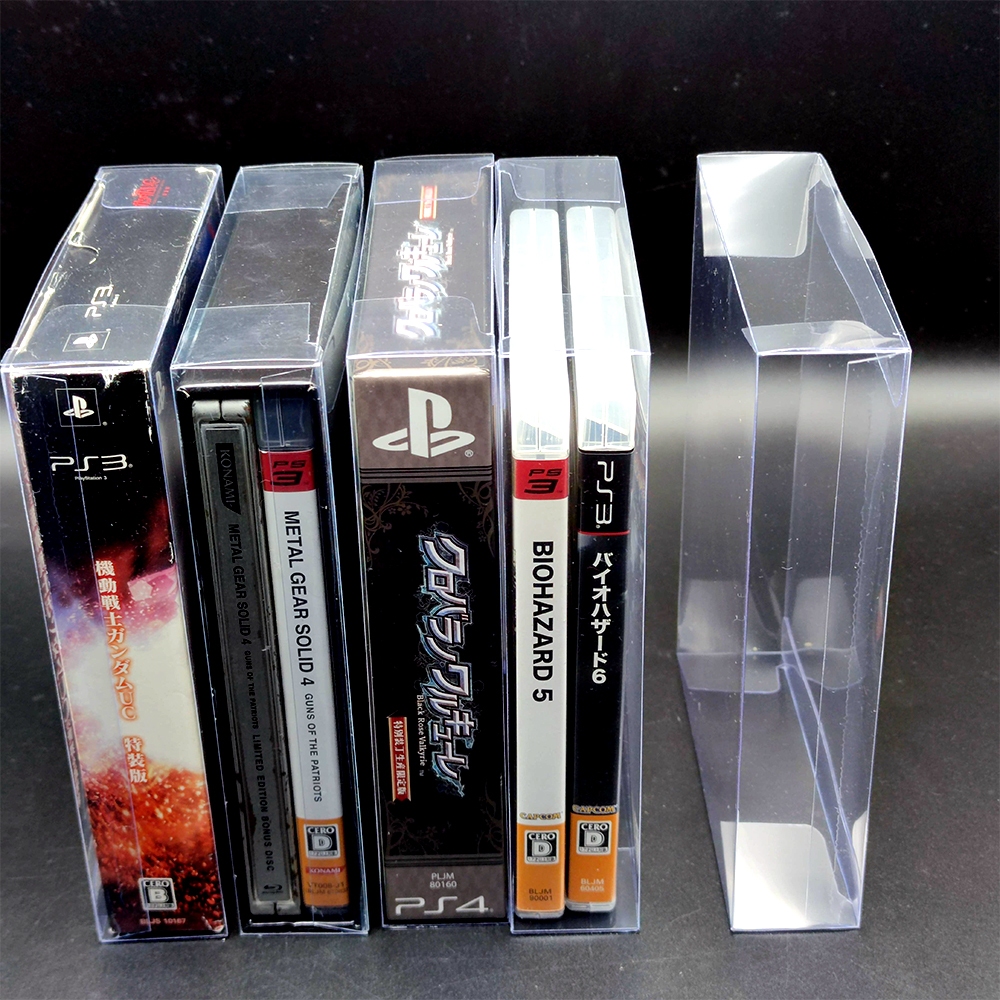Double Pack PS3 PS4 PS5 BD กล่องใส เก็บสะสม ใส่กับกล่อง limited 2 แผ่น กันฝุ่น กันรอย เก็บวางสะสม blueray กล่องพลาสติก