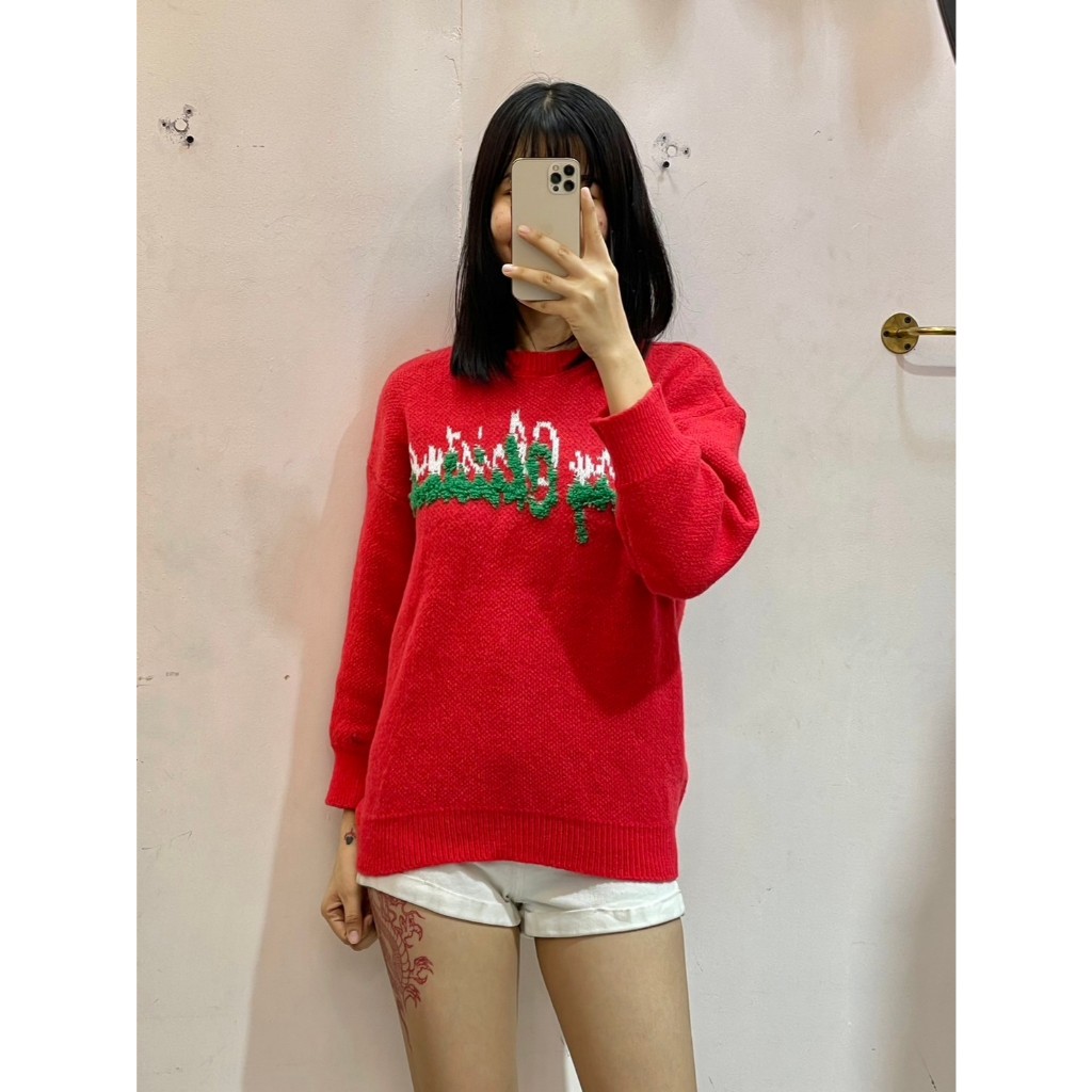 XN-2219# เสื้อสเวตเตอร์ ต้นคริสต์มาส