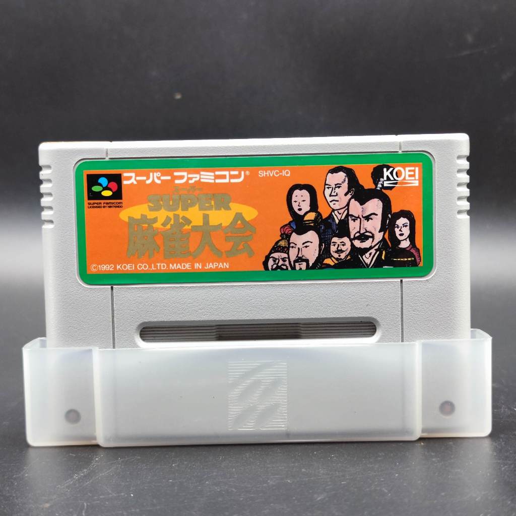 Super Mahjong Taika [SFC] ตลับเกม แท้ เทสแล้ว เล่นได้ Super Famicom มีปลอกสวม กันฝุ่นให้