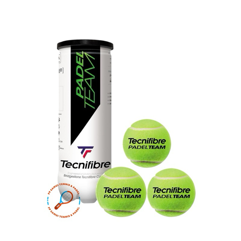 Padel Ball Tecnifibre Padel Team กระป๋องละ 3 ลูก ลูกพาเดล เทนนิส tennis พาเดล ของแท้ พร้อมส่ง