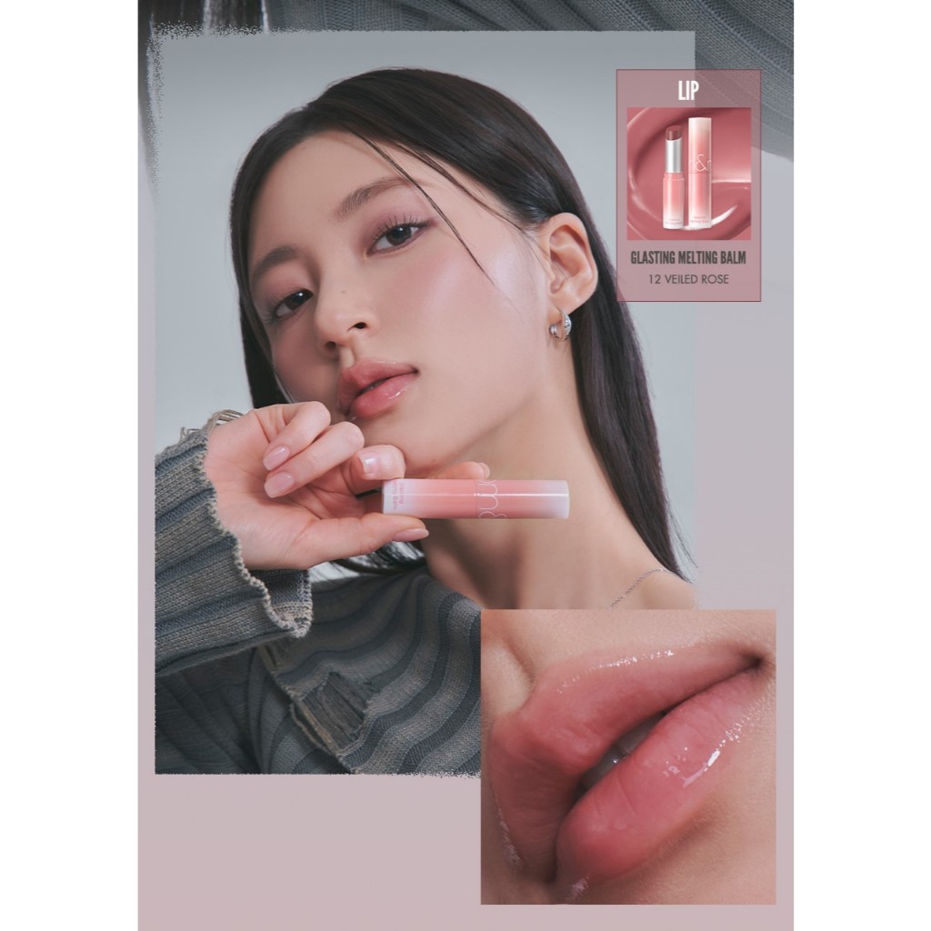 [rom&nd official] rom&nd GLASTING MELTING BALM 3.5g 15 Colors - ภาพย่อย 4