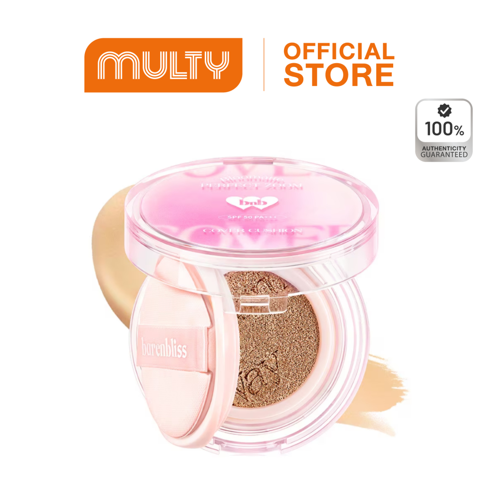 Barenbliss Bloomatte Perfect Zoom Cover Cushion 15g. คุชชั่นงานผิว เนื้อแมทบางเบา