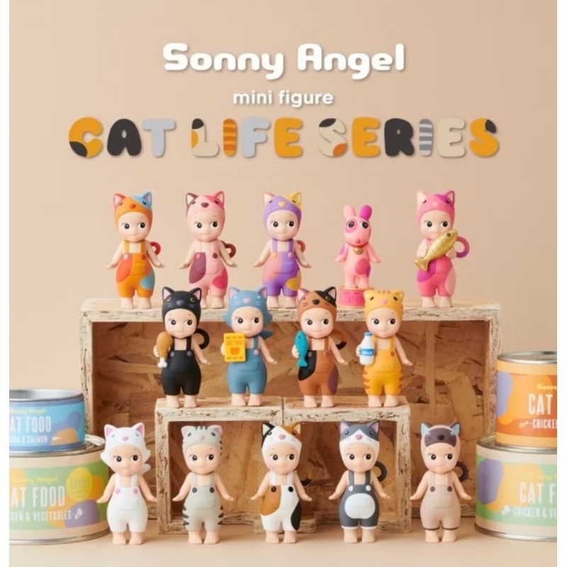 *เลือกตัว* Sonny Angel figure cat life / 12th Anniversary
