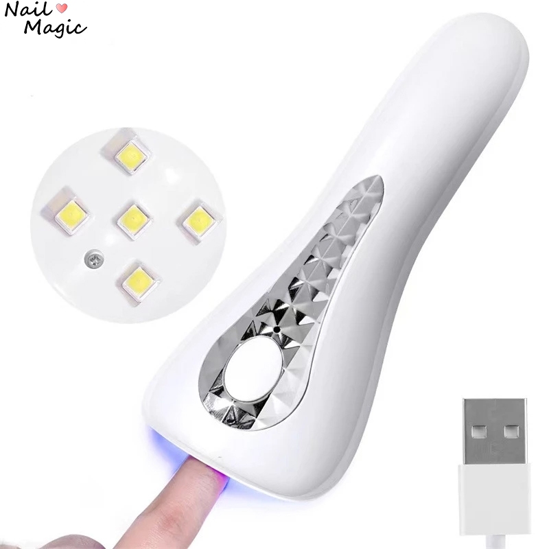 แบบมือถือ เครื่องอบเล็บเจล UV/Led 18W เครื่องอบเล็บ อุปกรณ์ทำเล็บ โคมไฟเล็บยูวี