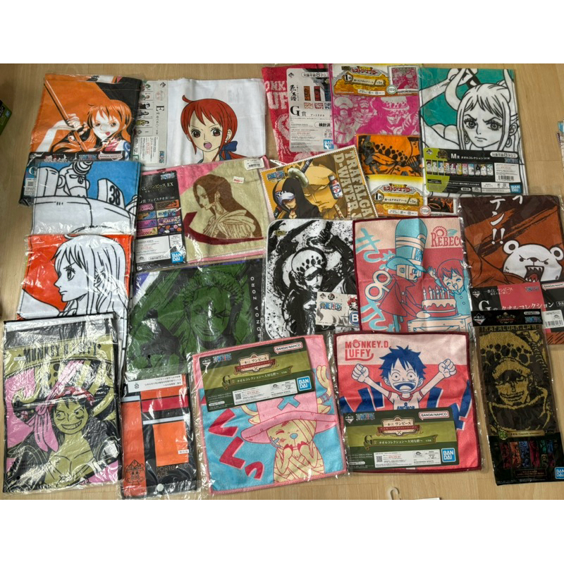 ของสะสมแก้ว/ผ้าวันพีช goods one piece ของแท้แมวทอง แมวเงิน แมวแดง