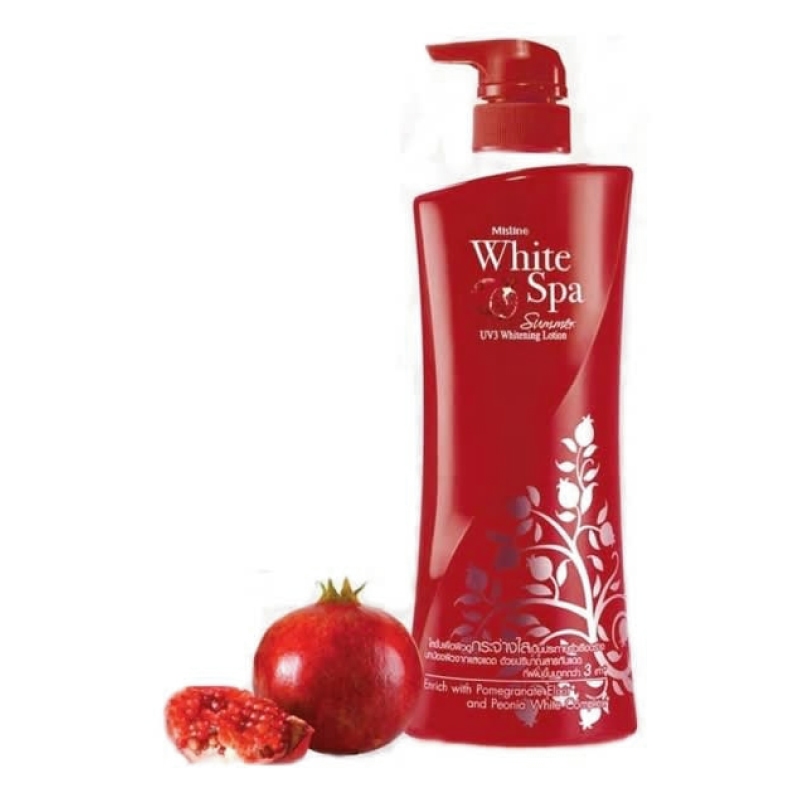 MISTINE WHITE SPA SUMMER UV3 LOTION โลชั่นกันแดด ซัมเมอร์ มิสทีน 400 ML.