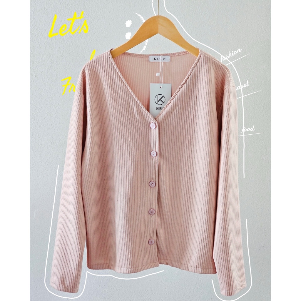 Cardigan Basic เสื้อคาดิแกนผ้านุ่ม สไตล์มินิมอล สินค้าพร้อมส่ง - รูปที่ 5