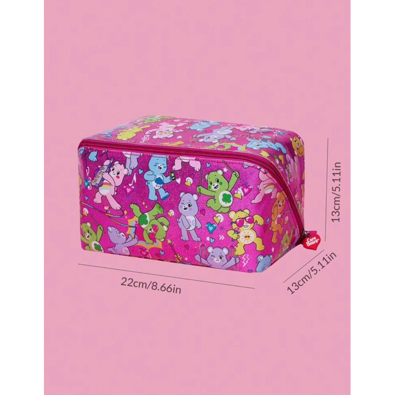 กระเป๋าเครื่องสำอางแคร์แบร์ carebear กระเป๋าใส่ของอเนกประสงค์