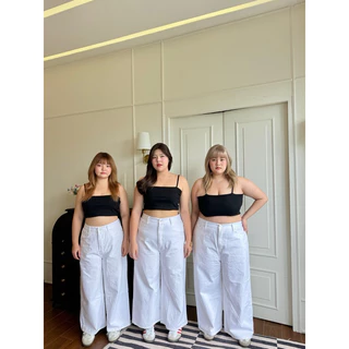 Chubbygirlbkk - Off white chubby Jeans🤍👖”ยีนส์เอวสูงสีขาวสาวอวบเจ้าแรก"