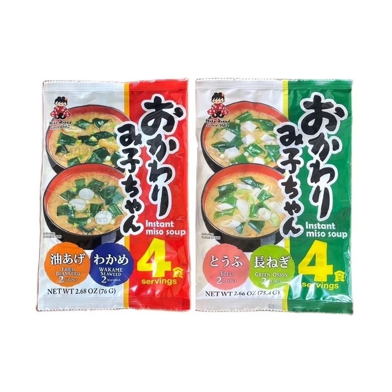 [มี2แบบให้เลือก] ชินซูอิชิ ซุปเต้าเจี้ยวกึ่งสำเร็จรูป มิโซะซุป Shinsyuichi Instant Miso Soup 75.4-76g