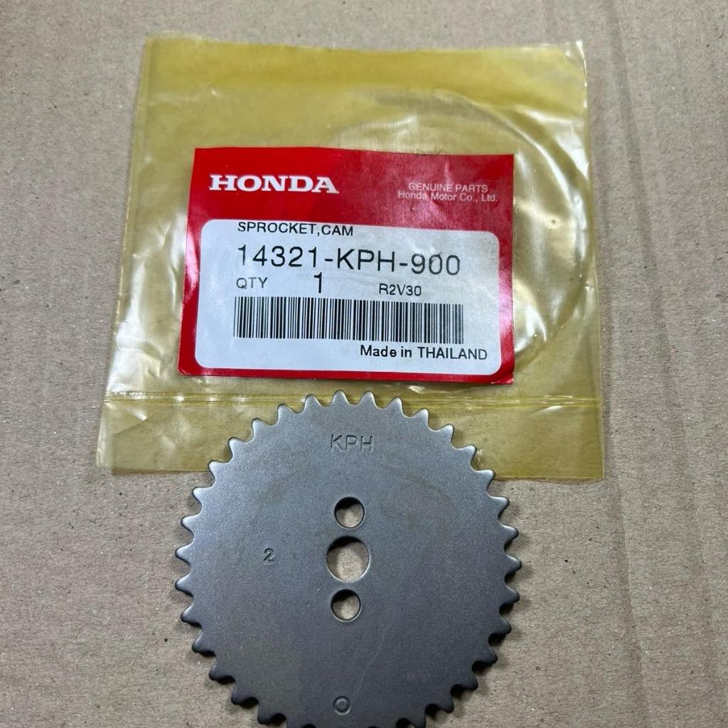 เฟืองโซ่ราวลิ้น W-125R,W-125S,W-125X,W-125i บังลม ขอบแท้เบิกศูนย์ 14321-KPH-900