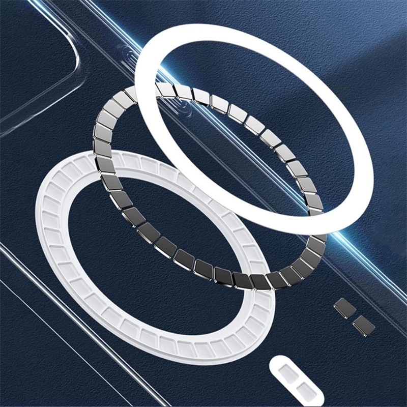 แม่เหล็ก เคสใสกันกระแทก เคส Samsung S25 Ultra/S24 ultra/S23 Ultra/S22 Ultra เคสMagnetic ชาร์ตไร้สายกันกระแทก ขอบกล้องสูง - รูปที่ 6