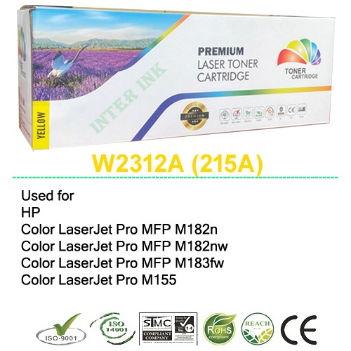 ตลับหมึก W2312A (215A) สีเหลือง Compatible