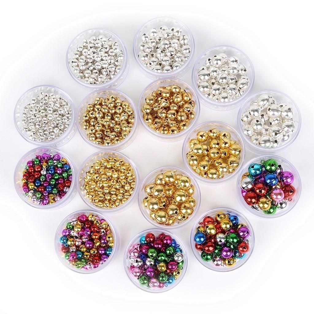 กระดิ่งคริสมาสต์ กระดิ่ง เอ กระพวน ขนาด 6mm 8mm 10mm 12mm ใช้ทำพวงกุญแจ พวกกุญแจ เคลือบด้วยโลหะ