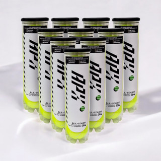 APX ลูกเทนนิส APX x4 ( 1ลัง 10กระป๋อง ) Tennis Balls | Green…