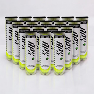APX ลูกเทนนิส APX x4 ( 1ลัง 18กระป๋อง ) Tennis Balls | Green…