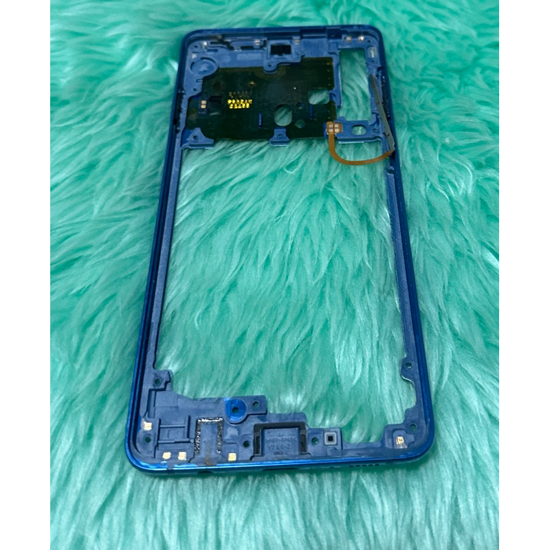 กรอบกลางมือสอง Samsung A9 2018 / กรอบกลาง Samsung Galaxy A9 (2018)มีน้ำเงิน
