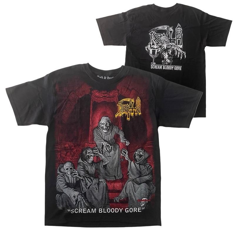 เสื้อวง DEATH T-SHIRT ป้าย ROCK&DEATH งาน BOOTLEG MEXICO