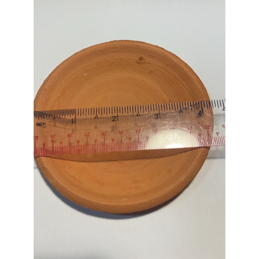 จานรองกระถงต้นไม้ ขนาด4-8 นิ้ว  สำหรับรองใต้กระถางต้นไม้ดินเผา