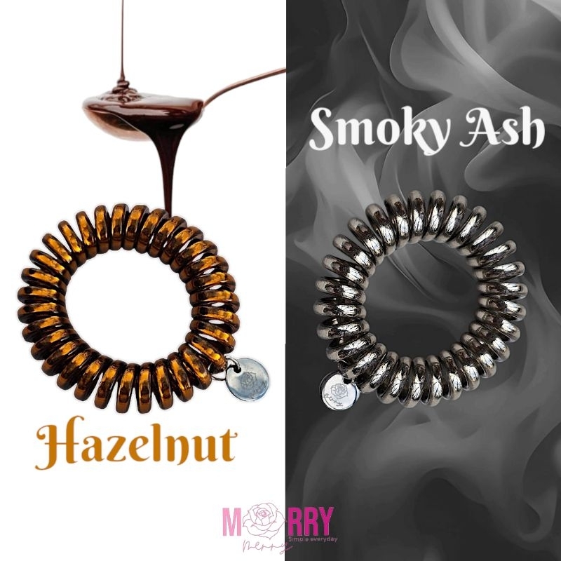ยางรัดผม Merry merry รุ่น Hazelnut & Smoky Ash : Power 4.0