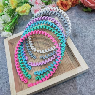ที่คาดผม รุ่นหยัก รุ่นฟันฉลาม สีพาสเทล