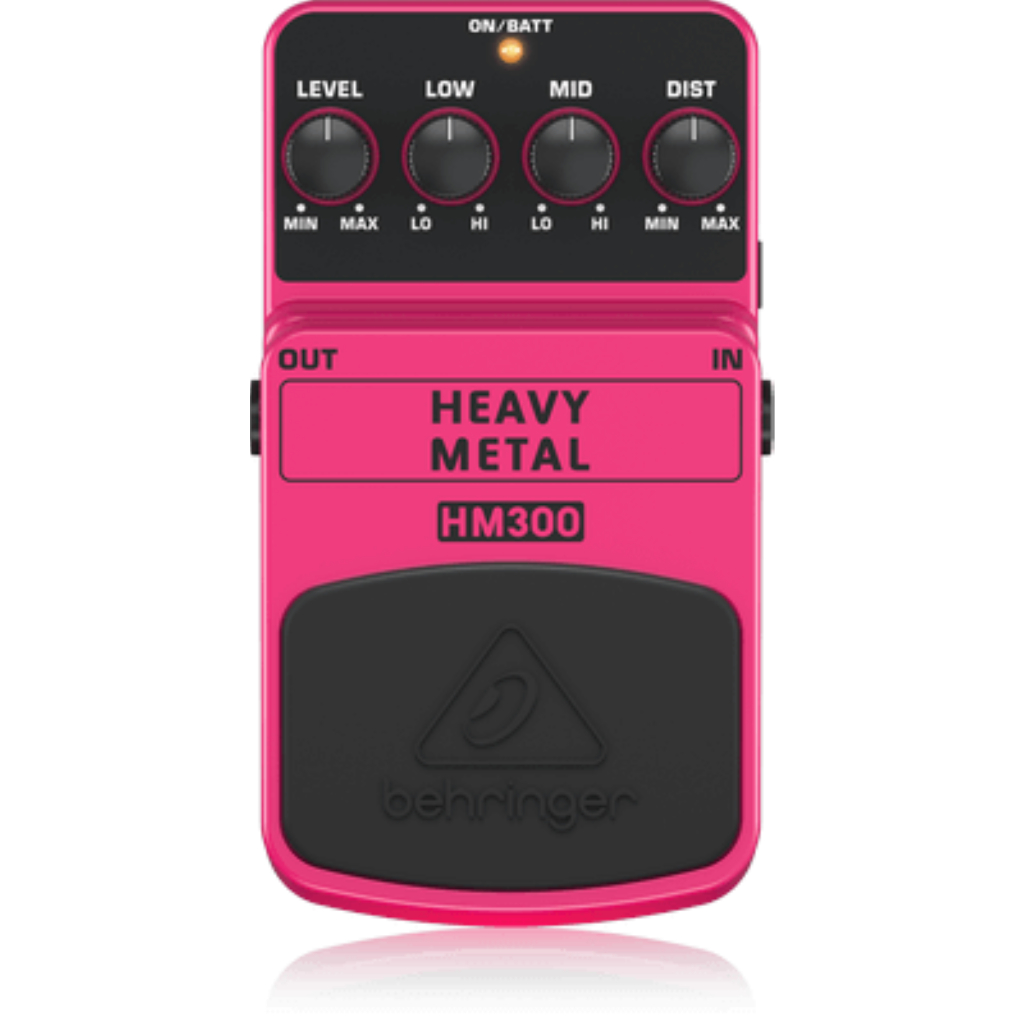 เอฟเฟคกีตาร์ไฟฟ้า HEAVY METAL DISTORTION ยี่ห้อ BEHRINGER รุ่น HM-300 Heavy Metal Distortion Effects