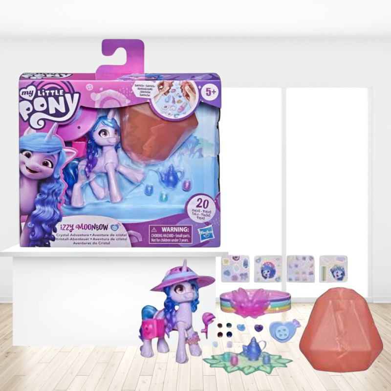 My Little Pony: A New Generation Crystal Adventure Izzy Moonbow Toy with Surprise Accessories