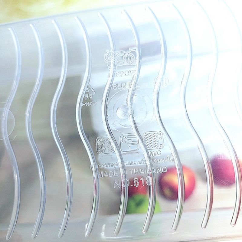 the Box 1,650ml  กล่องพลาสติกใสขุ่น- ฝานิ่ม(11×24×7.5cm)food grade จัดระเบียบสิ่งของ ดีคงทน พร้อมส่ง - รูปที่ 5