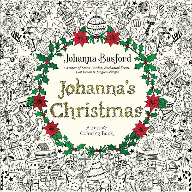 สมุดระบายสี Johanna's Christmas: A Festive Coloring Book for Adults