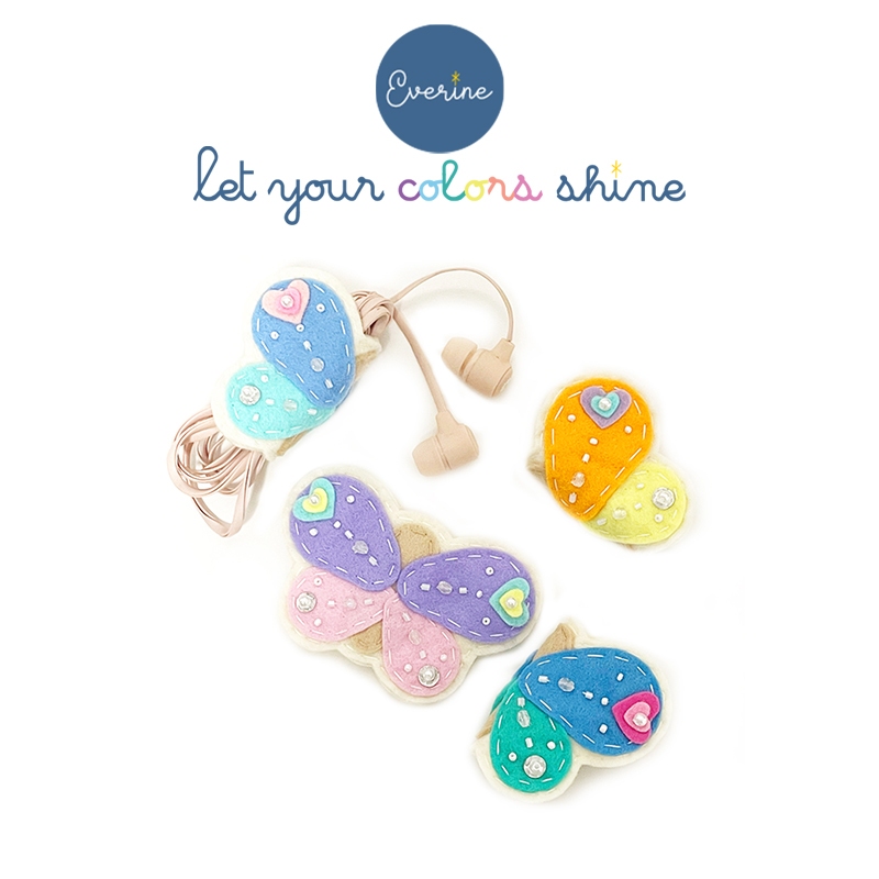 EVERINE - BUTTERFLIES EFFECT ที่เก็บสายชาร์จ/หูฟัง CORD ORGANIZER