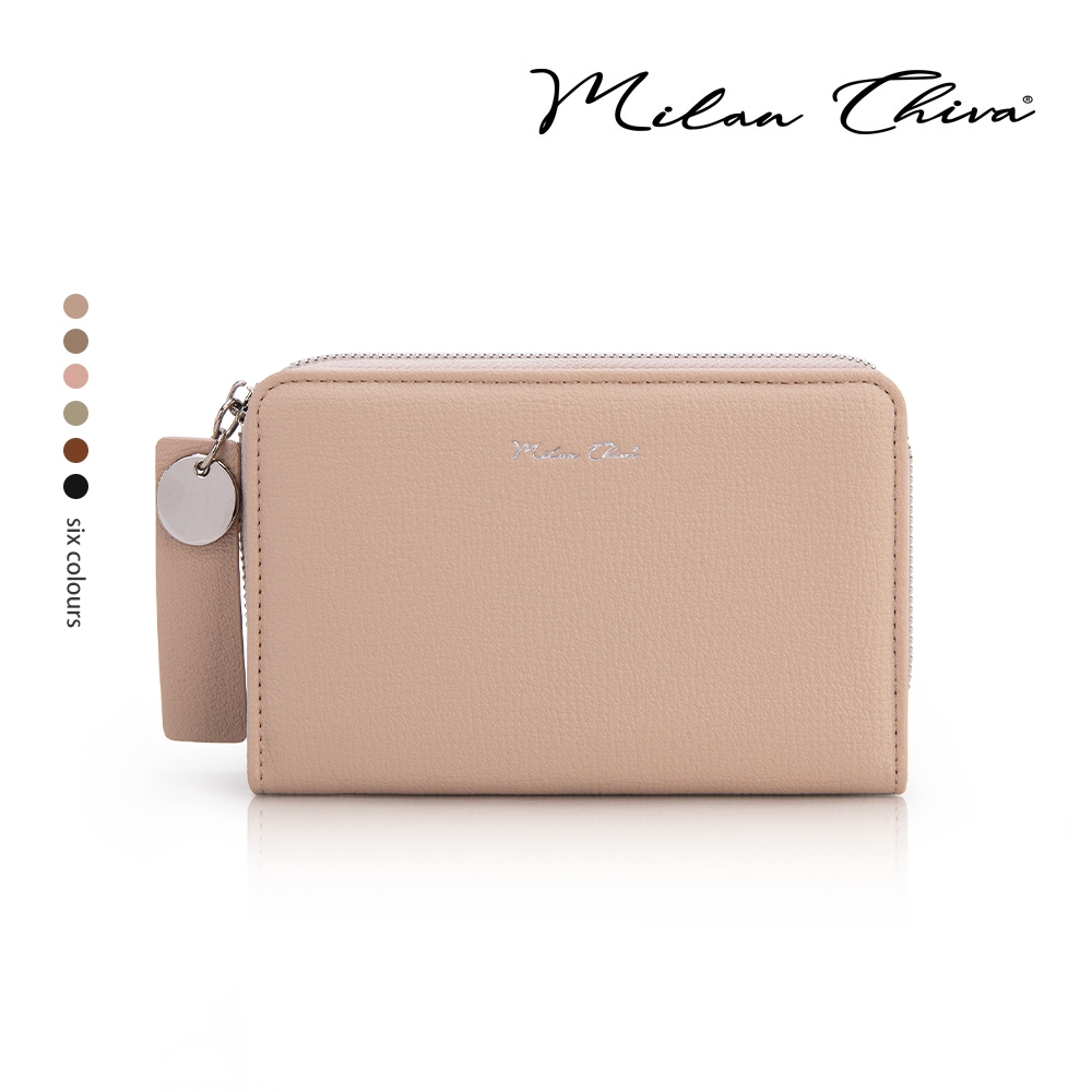 Milan Chiva รุ่น Zipper Wallets กระเป๋าสตางค์ใบสั้นสำหรับผู้หญิง แบบซิป หนัง PU