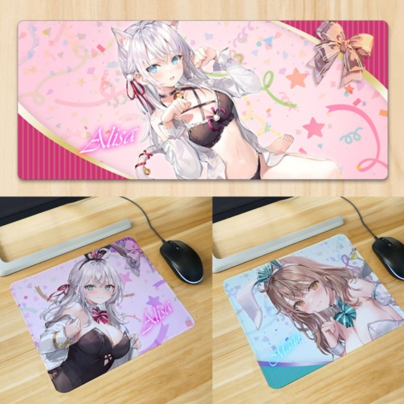 แผ่นรองเม้าส์ " คุณอาเรียโต๊ะข้างๆพูดรัสเซียหวานใส่ซะหัวใจจะวาย " หลายขนาด