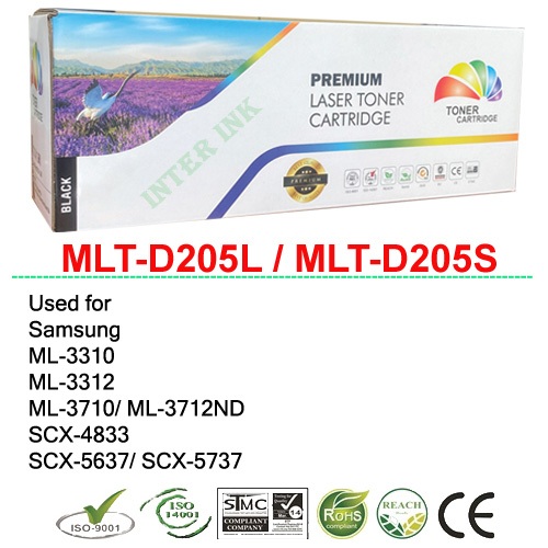 ตลับหมึก Samsung MLT-D205S (สีดำ) Compatible