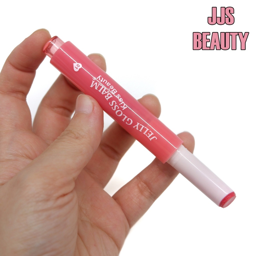 Kiss Beauty Volume Glow Jelly Gloss Balm ลิปบาล์มปากกา สีสันสดใส ฉ่ำวาว เติมเต็มริมฝีปาก