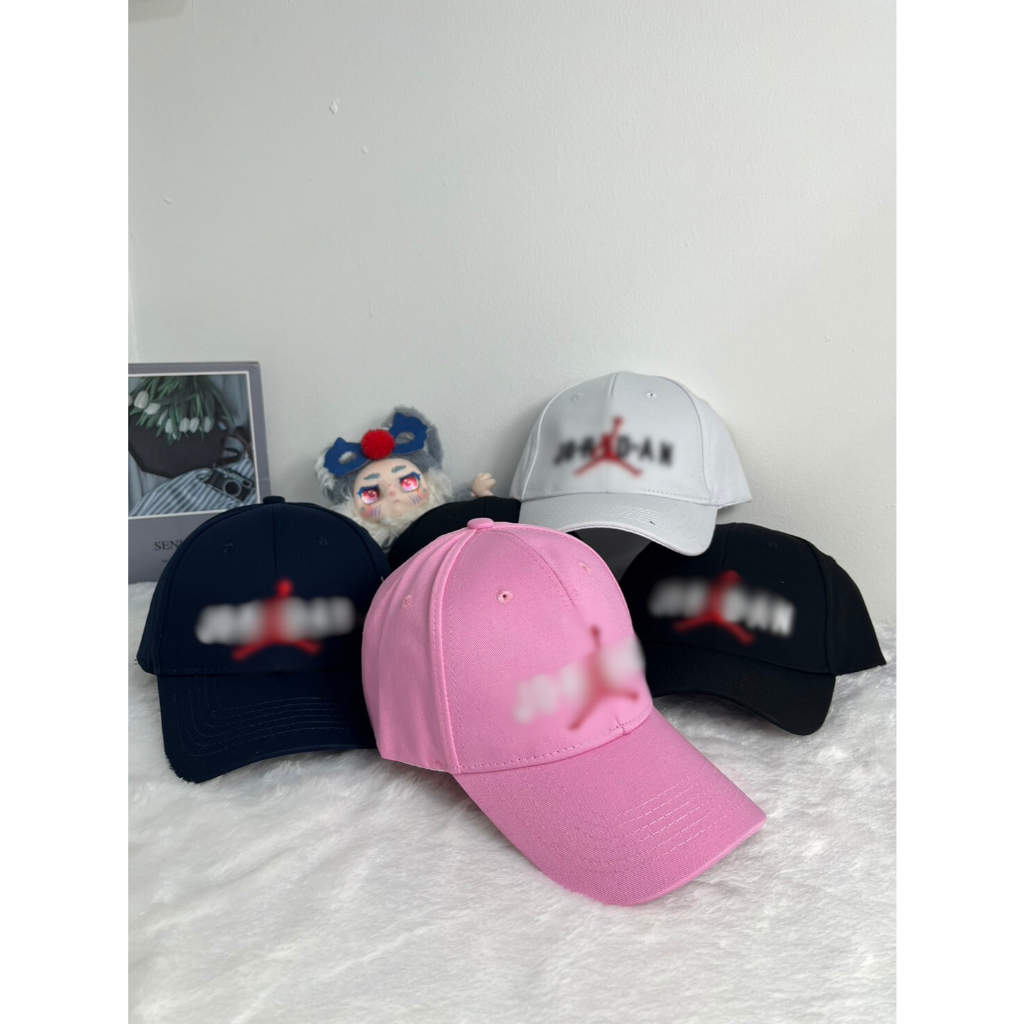 หมวกแก็ปผ้าดีมาก ขายดีตลอดกาลหมวกชาวฮิบ หมวกแก๊ปสีพื้น Snapback Cap  ด้านหลังเต็มใบ พร้อมส่งครบสี
