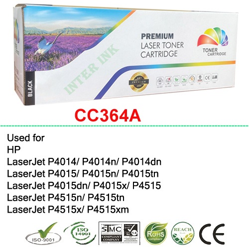 หมึกพิมพ์ LaserJet P4014 / P4014n / P4014dn / P4015 / P4015n / P4015tn (10K) CC364A สีดำ Color Box