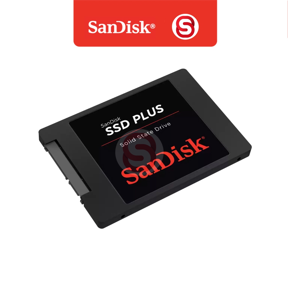 SanDisk PLUS SSD 240GB , SDSSDA-240G,  SR530/SW440MB/s, ประกัน 3 ปี Solid State Drive เอสเอสดี