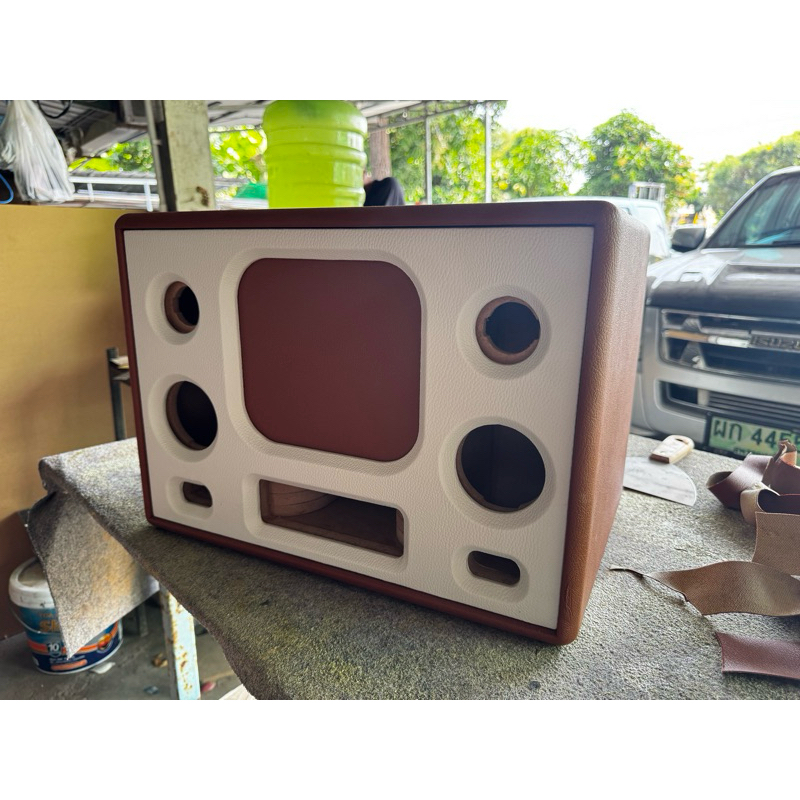 ตู้ลำโพงแบนพาสดอก6.5 hk งานดิบ B1