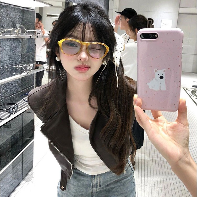 【xxavc825h0】 แจ็คเก็ตหนังรถจักรยานยนต์สีดำสำหรับผู้หญิงฤดูใบไม้ผลิและฤดูใบไม้ร่วงใหม่ย้อนยุคระดับไฮเอนด์แจ็คเก็ตหนัง  PU - รูปที่ 5