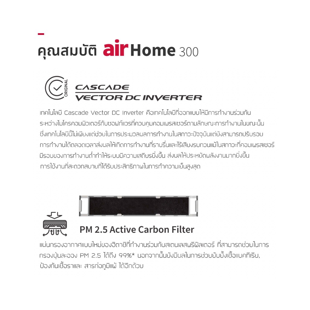 Hitachi แอร์ติดผนัง Inverter ระบบอินเวอร์เตอร์ แอร์ ฮิตาชิ - รูปที่ 3