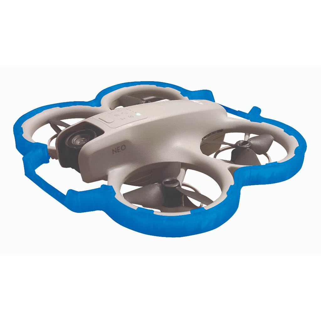 DJI Neo Guard Covered #ตัวป้องกันใบพัดและป้องกันการกระแทกสำหรับ DJI NEO วงแหวนป้องกัน (สีน้ำเงินและสีแดง)