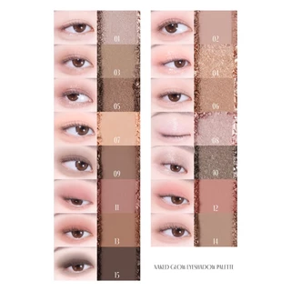 SUPERMOM Naked Glow Eyeshadow Palette ซุปเปอร์มัม เนคเคด โกลว์ อายชาโดว์ พาเลตต์