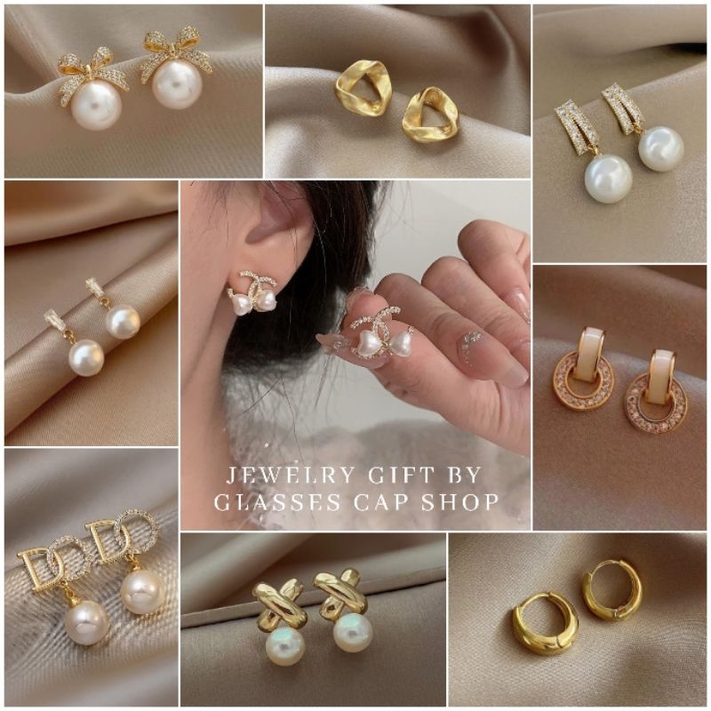 🌷พร้อมส่ง🌷 A-2  รวมรุ่นต่างหูสายหวาน  สวยน่ารักทุกแบบ สไตล์มินิมอล S925 ก้านเงิน[[ร้านไทย🇹🇭จัดส่งจากกรุงเทพ]]