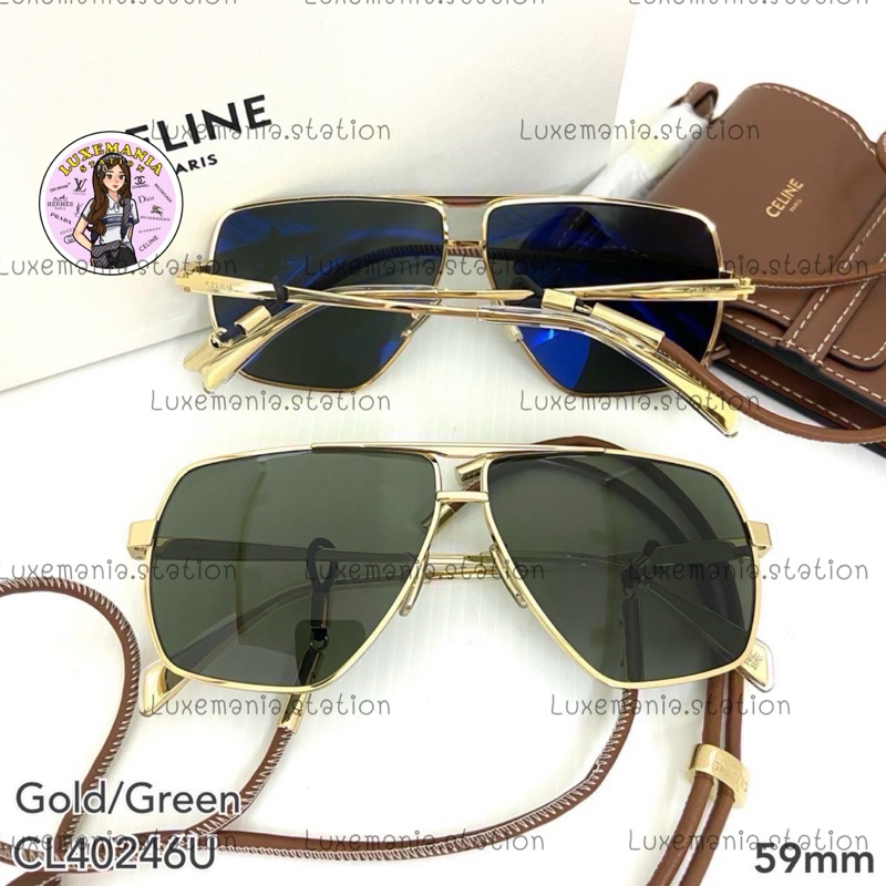 👜: New!! Celine Sunglasses Metal Frame 25 40246‼️ก่อนกดสั่งรบกวนทักมาเช็คสต๊อคก่อนนะคะ‼️