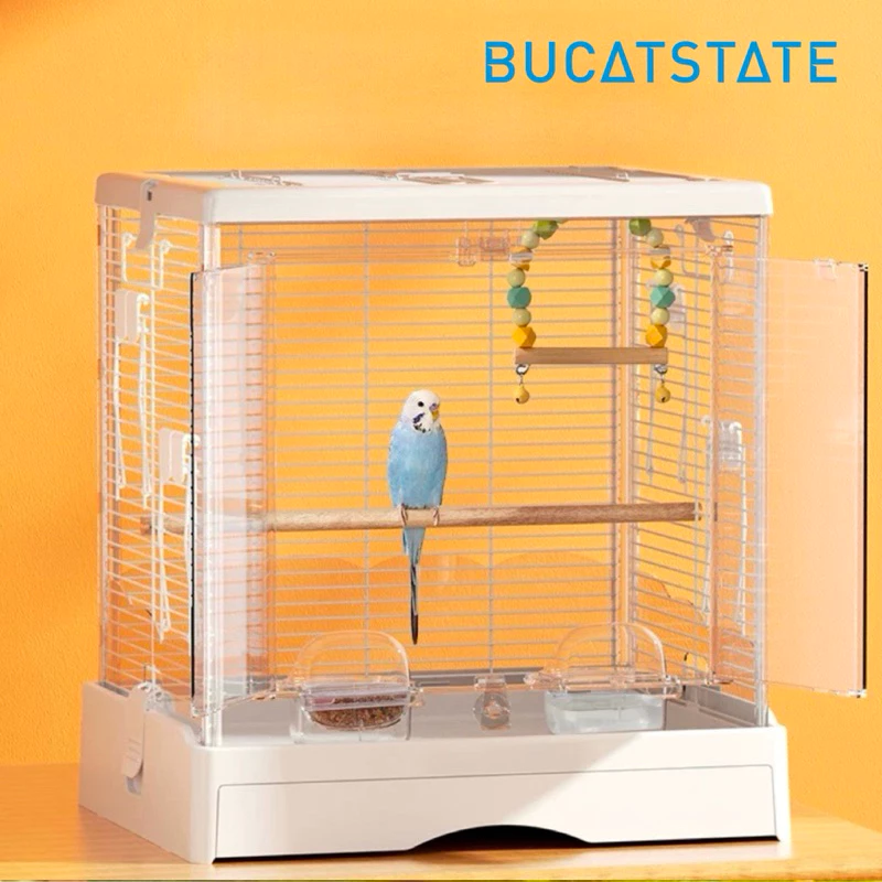 [Bucatstate] กรงนก กรงนก50cm. กรงประตูหน้าใส กรงนก กระรอก ชูก้า