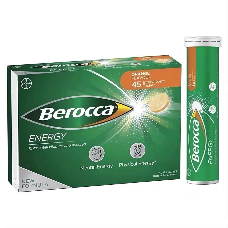 ของแท้จัดซื้อปลอมหนึ่งขาดทุนสิบ 💗 Germany Berocca Baivegavi C โฟมก้อน 45 ชิ้น